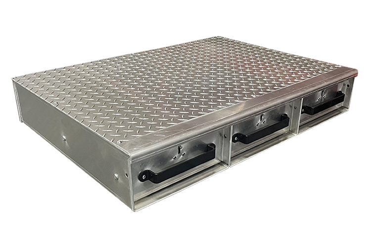 Model B3124 toolbox drawer seen closed.