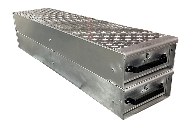 Model B1248 toolbox drawer seen closed.